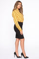 Rise And Shine Pencil Skirt - Black