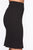 Rise And Shine Pencil Skirt - Black