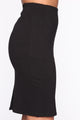Rise And Shine Pencil Skirt - Black