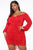 Fit Your Needs Mini Dress - Red