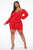 Fit Your Needs Mini Dress - Red