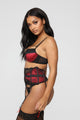 The Love You Give 3 Piece Set - Black/Red