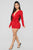 Let's Go Downtown Romper - Red