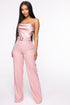 Evening Pants Embellished Pants - Blush