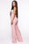 Evening Pants Embellished Pants - Blush