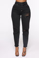 So Vintage High Rise Boyfriend Jean - Black