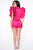Please Keep Them Coming Romper - Fuchsia