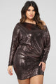 Club Vibes Dress - Copper