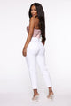 The Mixer Raw Hem Jeans - White