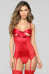 Unwrap My Love 2 Piece Chemise Set - Red