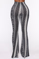 Boho Babe Flare Pant - Black/White