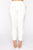 Just Enough Time Cropped Trouser - White