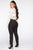 Just Enough Time Cropped Trouser - Black