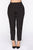 Just Enough Time Cropped Trouser - Black