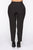 Just Enough Time Cropped Trouser - Black