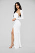 Feels Like Lust One Shoulder Dress - White