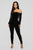 Soothe Velvet Jumpsuit - Black