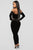 Soothe Velvet Jumpsuit - Black