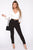 She's A Professional Belted Trouser Pant - Black