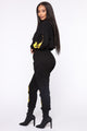 Light Up Your World Jogger - Black