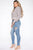 Justine Distressed Ankle Jeans - Light Blue Wash
