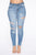 Justine Distressed Ankle Jeans - Light Blue Wash