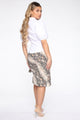 Serpent Queen Midi Skirt - Ivory/combo