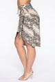 Serpent Queen Midi Skirt - Ivory/combo