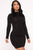 Casual Fantasy Mini Dress - Black