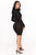 Casual Fantasy Mini Dress - Black