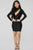 Only Here Tonight Cut Out Dress - Black
