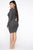 Yeah Whatever Mini Dress - Charcoal