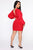 Set The Mood Mini Dress - Red