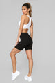 All On Me Biker Shorts - Black