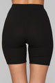 All On Me Biker Shorts - Black