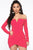 Show Down Mini Dress - Fuchsia