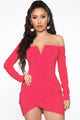 Show Down Mini Dress - Fuchsia