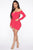 Show Down Mini Dress - Fuchsia