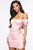 Couldn't Look Away Dress - Pink