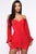 Fit Your Needs Mini Dress - Red