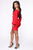 Fit Your Needs Mini Dress - Red