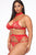 Shut It Down 3 Piece Garter Set - Red