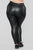 Liliana Faux Leather Leggings - Black