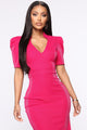 Light Up The Evening Maxi Dress - Fuchsia