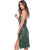 Skylar Satin Slip Dress - Hunter
