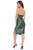 Skylar Satin Slip Dress - Hunter
