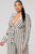 Right Up My Alley Striped Jumpsuit - Taupe/Combo