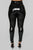 Late Night Texts Vinyl Pants - Black