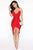 Dangerous Love Affair Midi Dress - Red/combo