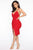 Dangerous Love Affair Midi Dress - Red/combo